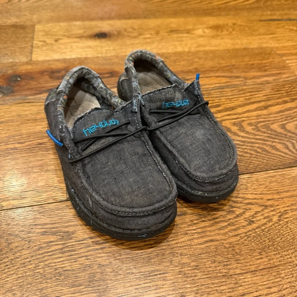 HEY DUDE CHILDREN'S WALLY KIDS CHAMBRAY